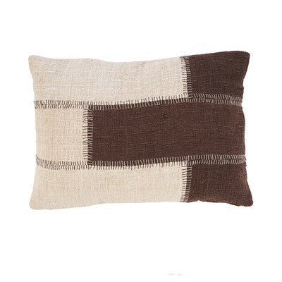 Cotton cushion cover, patchwork - 50×70 cm