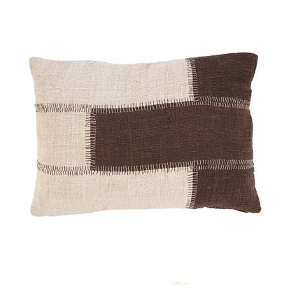 Cotton cushion cover, patchwork - 50×70 cm