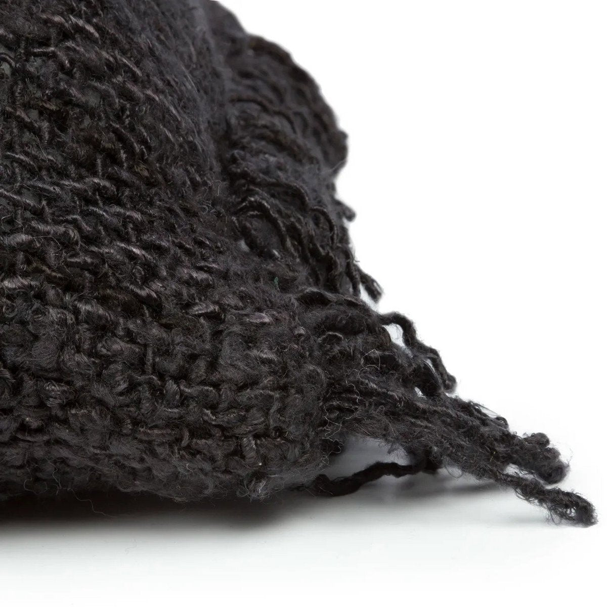 Kissenbezug Baumwolle 35×100 cm – schwarz-navy, hergestellt in Indien