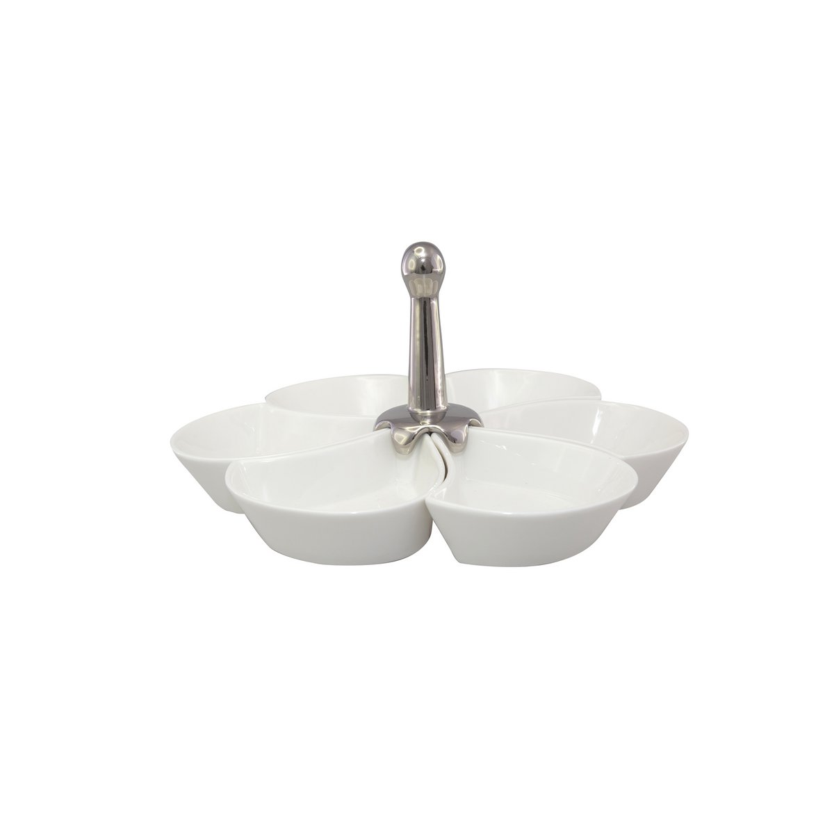 Porcelain aperitif cups set - 6 pieces, White