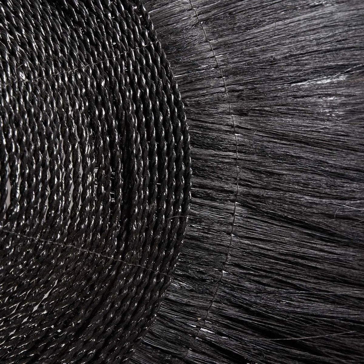 Black glass pendant light XL - The Makiki
