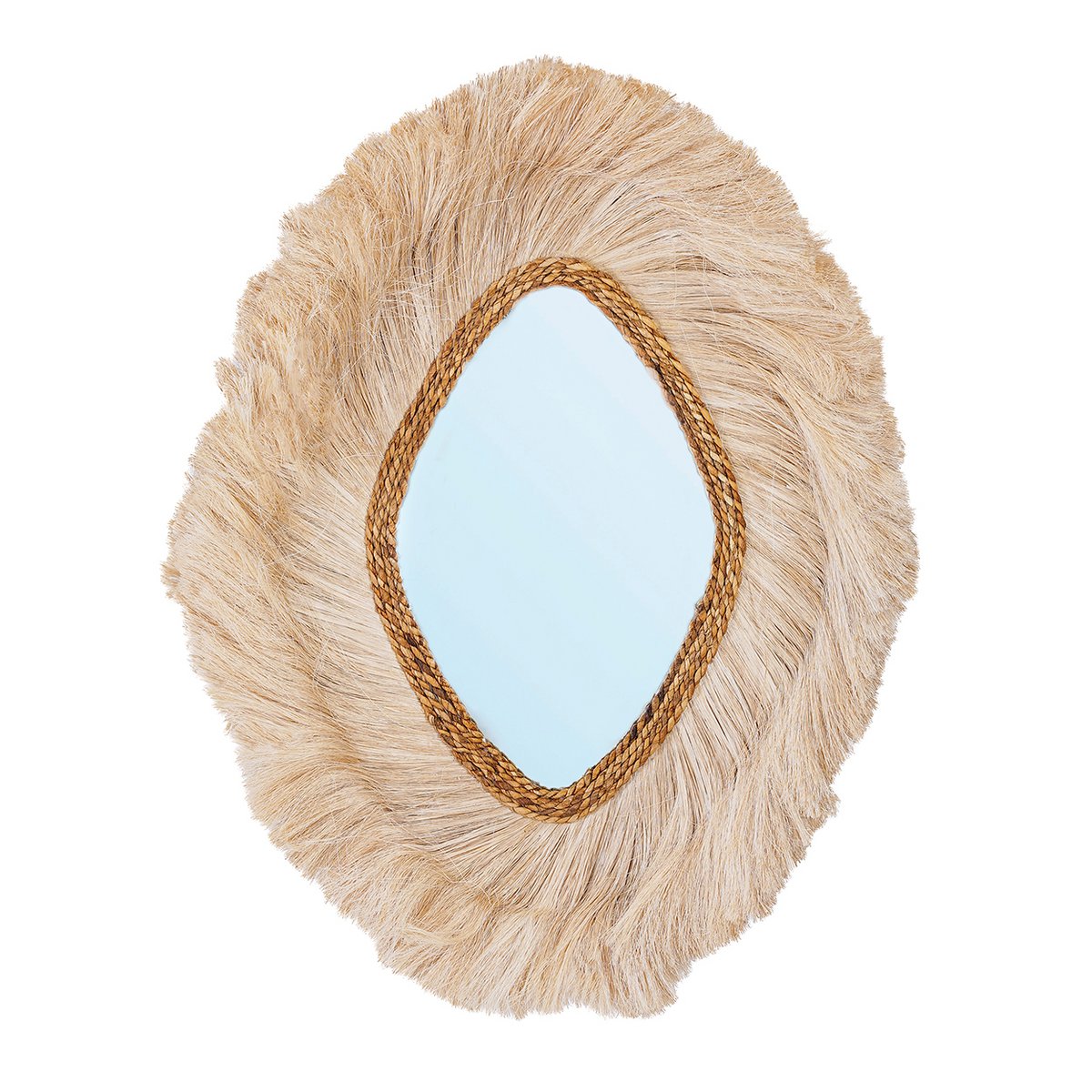La Duchessa mirror, natural grass - L