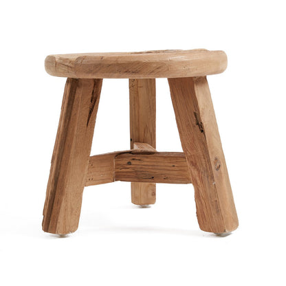 Yatai wood stool - natural, small
