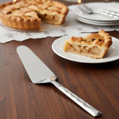 Solid silver pie server, 32cm