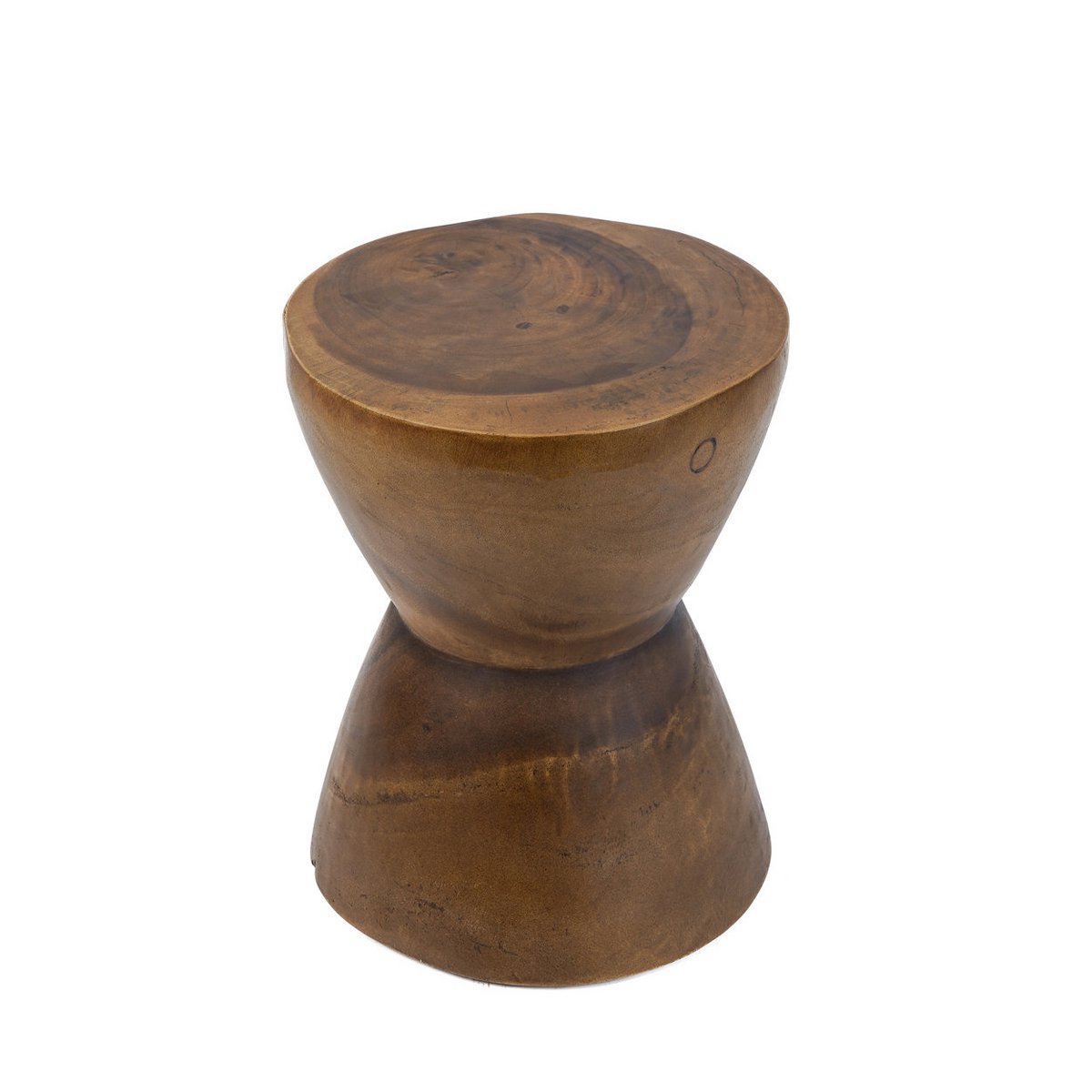 Suar wood stool, natural – side table