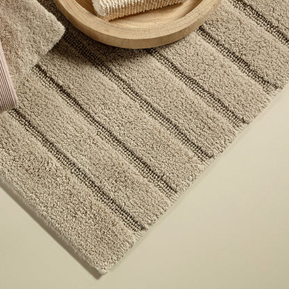 Cotton bath mat with anti-slip – 100 × 60 cm