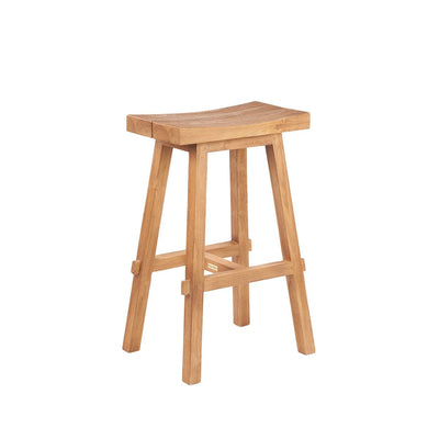 Teak bar stool, 47 × 75 cm - Outdoor