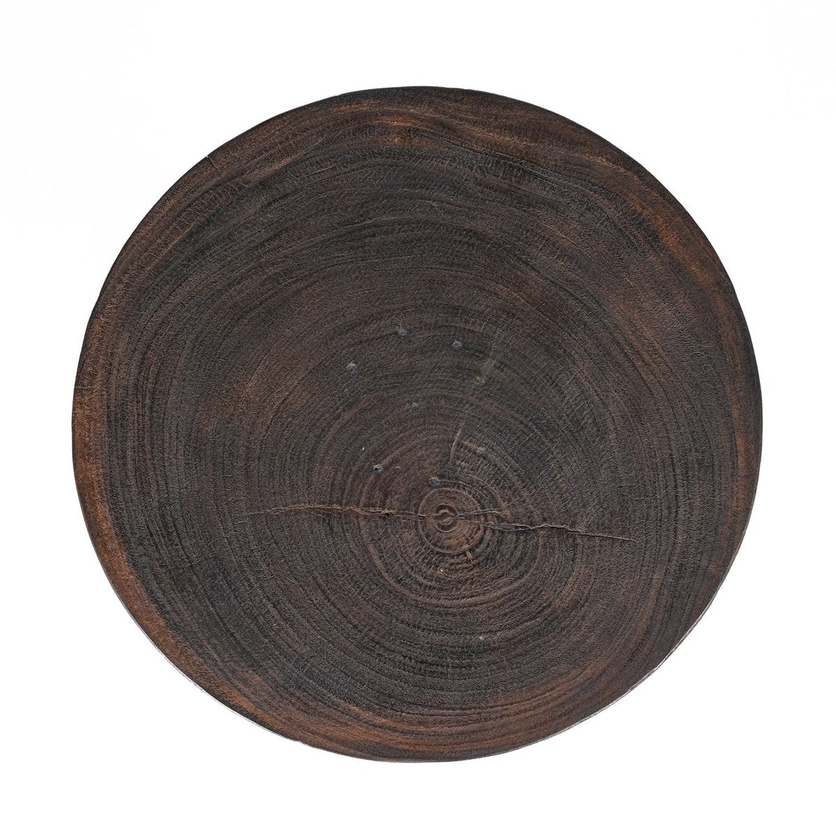 Cone Alone Side Table, 50 cm - Dark walnut