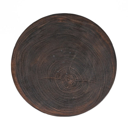 Cone Alone Side Table, 50 cm - Dark walnut