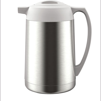 Stainless steel & plastic coffee server 1 L - rounded interior