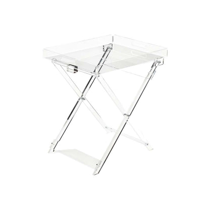 Acrylic folding table - 46 x 38 x 54 cm