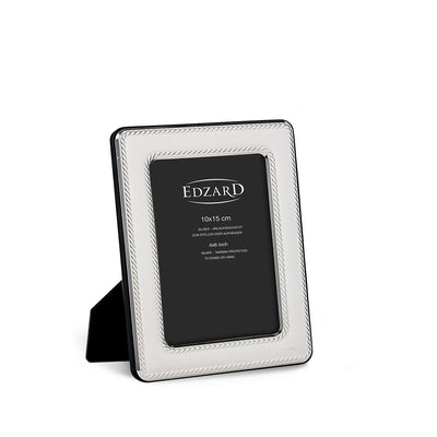 Silver-plated photo frame Tours, 10 × 15 cm – hammered finish