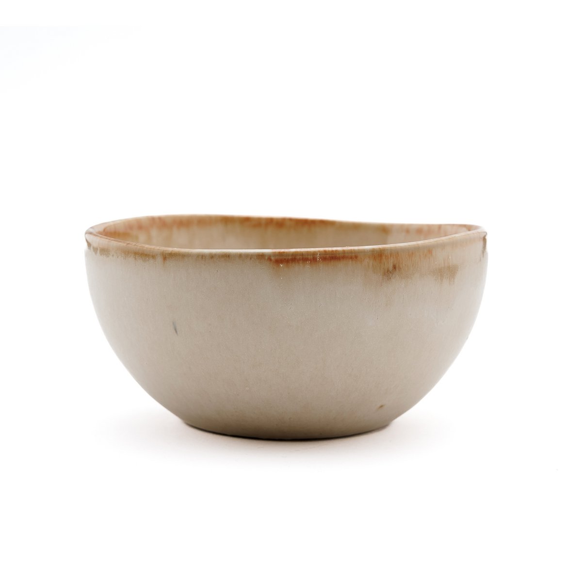 Stoneware bowl 11 cm - white, made in Portugal
