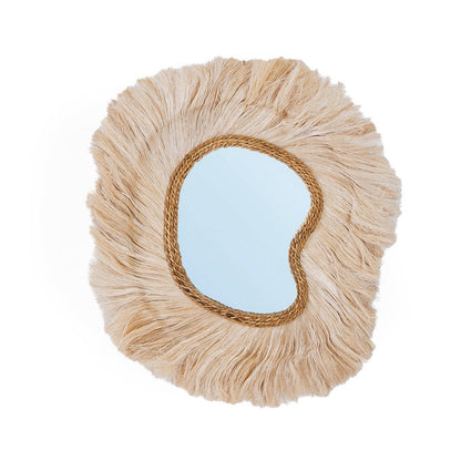 Grass-frame arch wall mirror, large – 80 × 90 cm