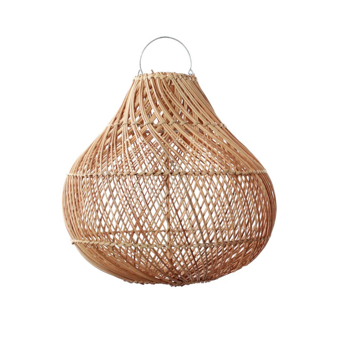 Rattan pendel - Beige - M