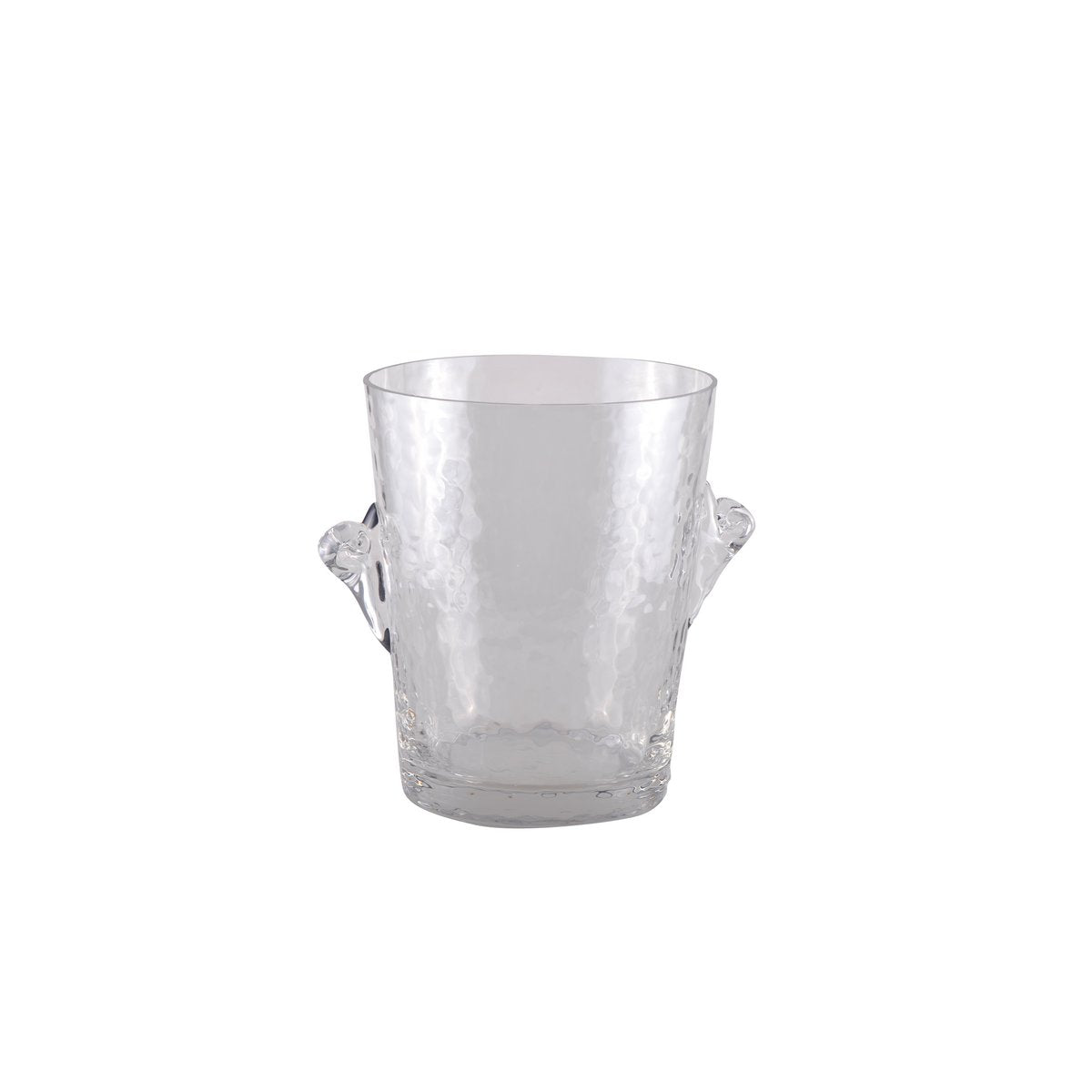 Sektkühler aus Rauchglas - 15 x 15 x 20 cm