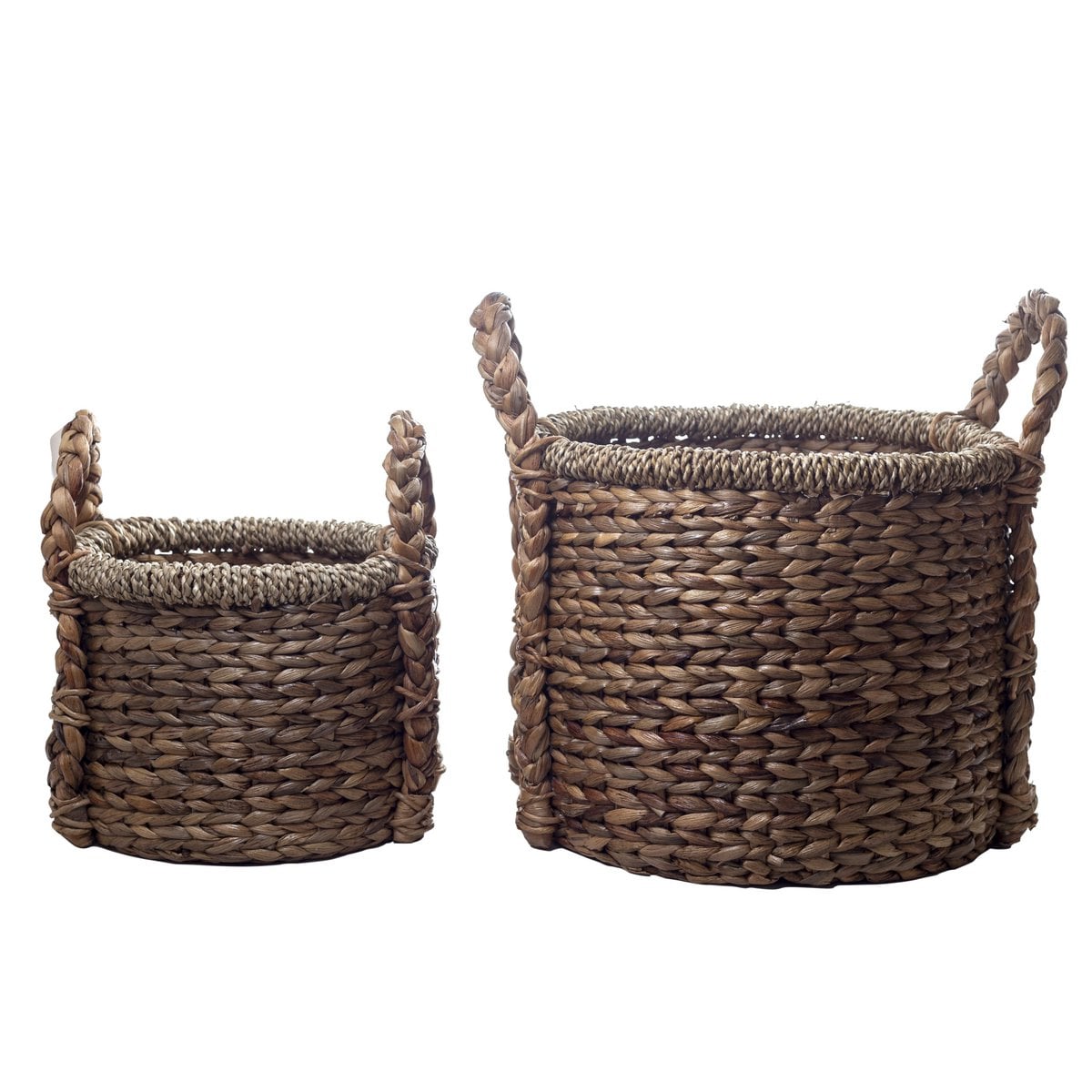 Seegras- & Jutekorb CANGGU M – ø40 × 35 cm