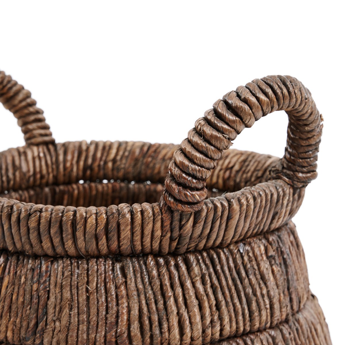 Palmblatt Rundkorb 42 × 33 cm - natur