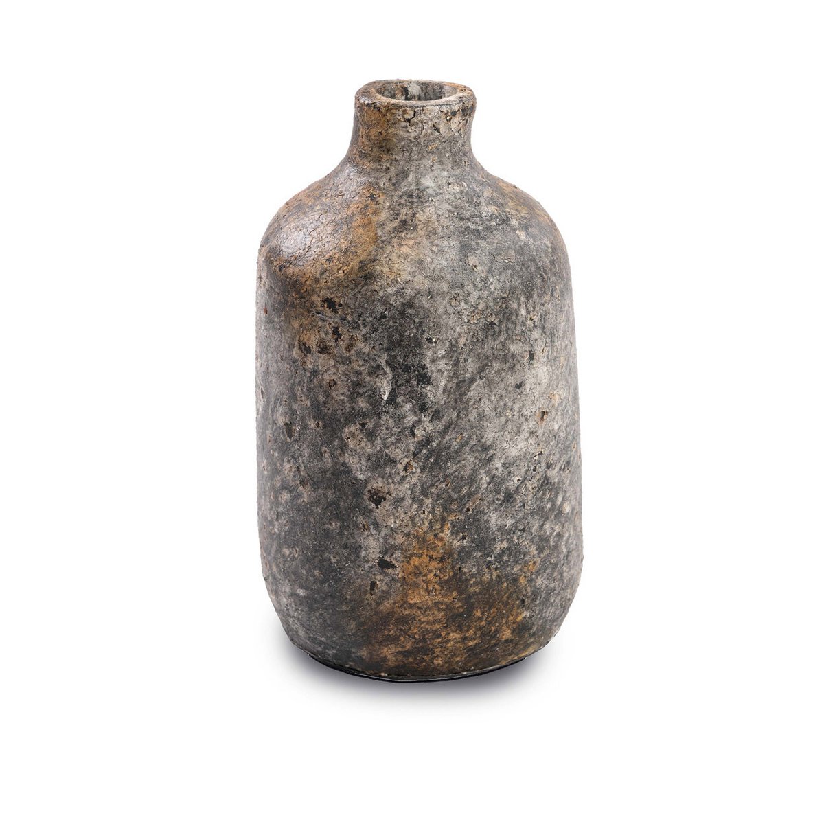 Terracotta cylindervase, stor - antik grå