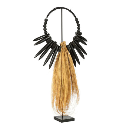 Rayung wood and grass on stand - tall