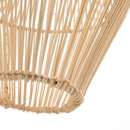 Rattan pendant shade, vertical poles – Afrodisiac Natural M