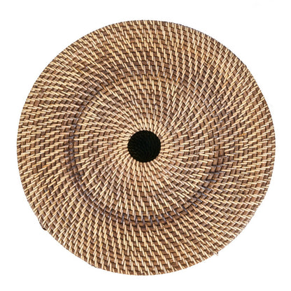Wäschekorb aus Rattan mit Deckel – Naturfarben