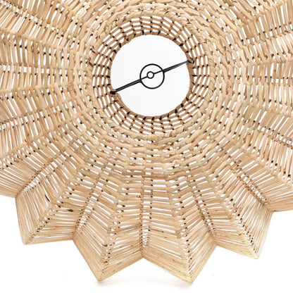 Rattan pendant light, 45 cm - natural beige lantern