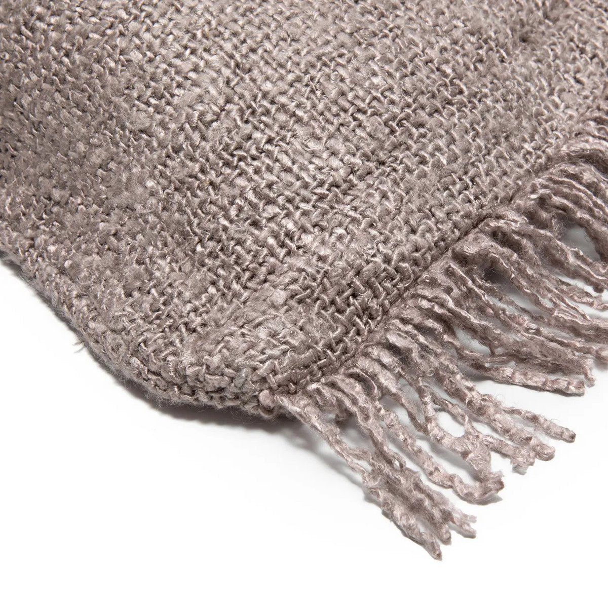 Cotton cushion cover, pearl grey – 60×60 cm