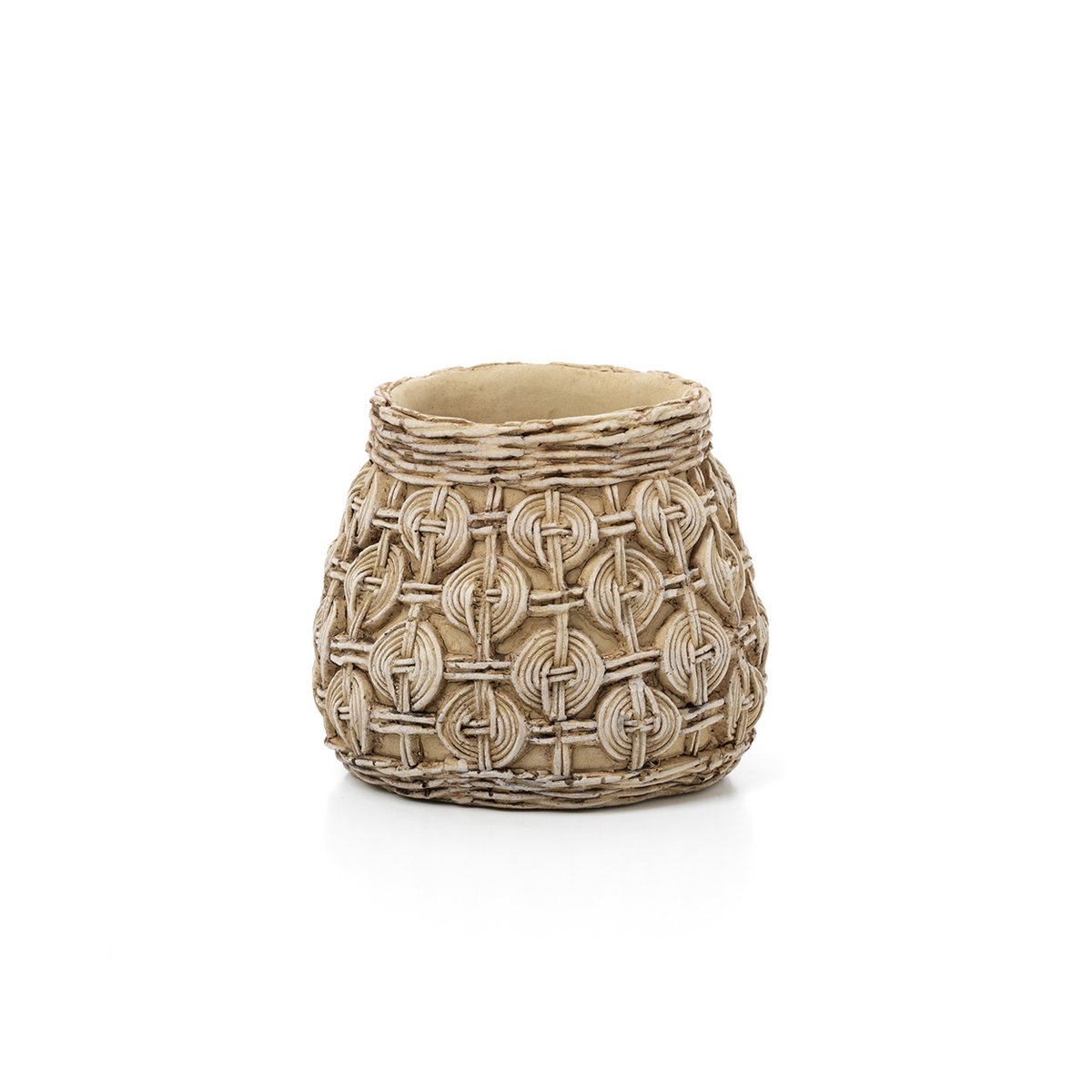 Concrete knot planter M - 18 × 18 × 15.5 cm