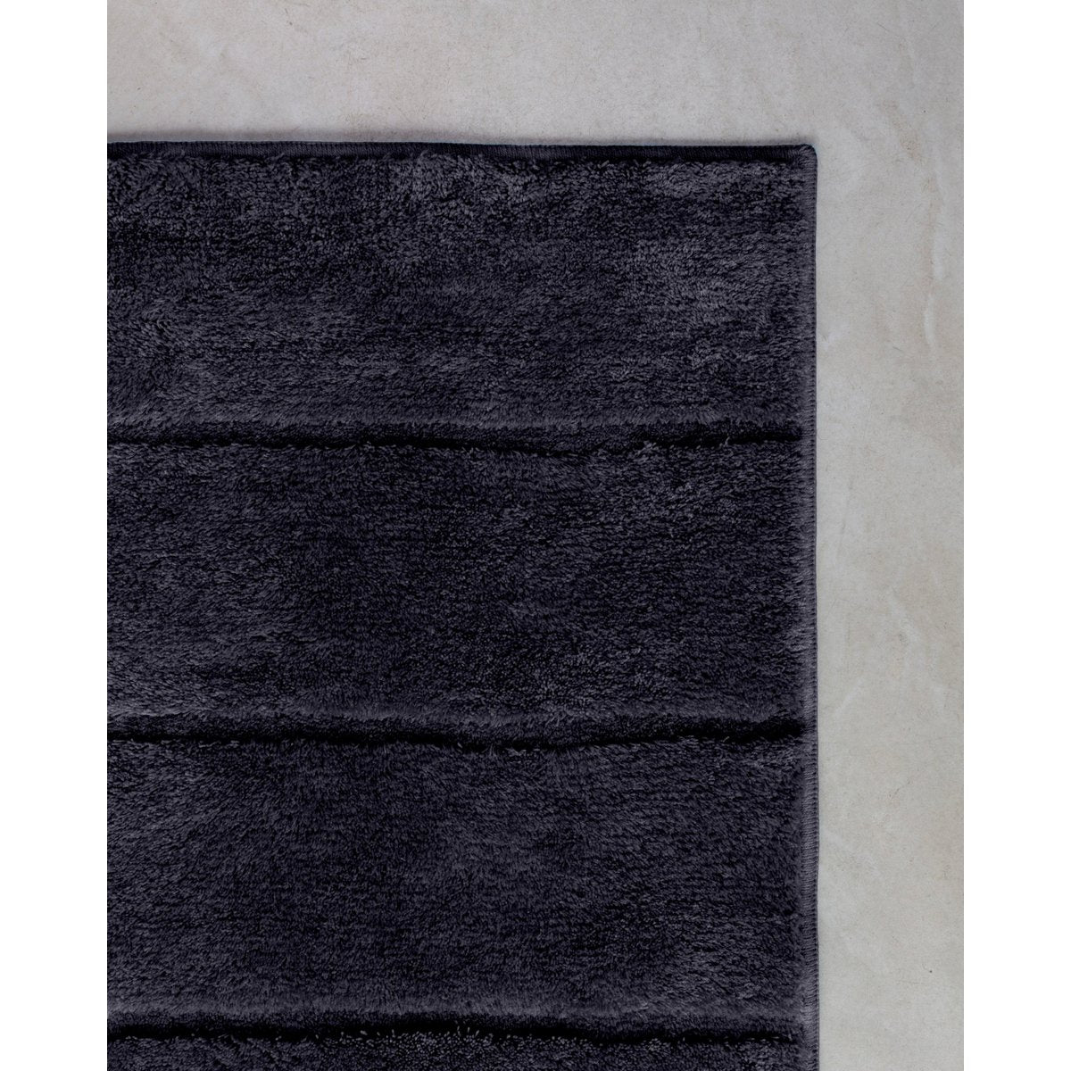 Bademåtte, antracit – 60 × 100 cm akryl