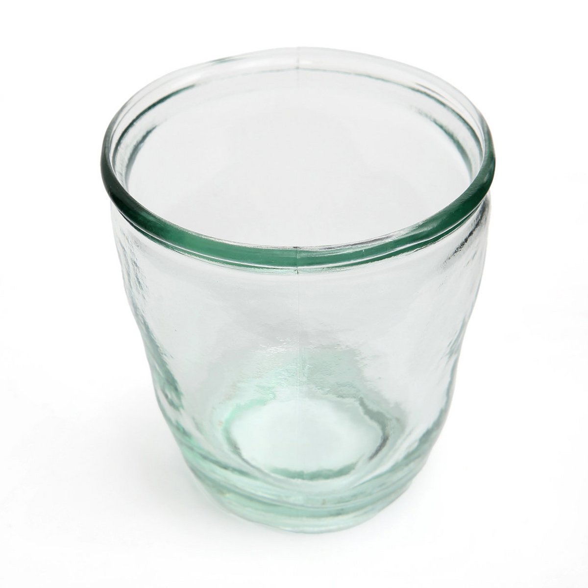 Recycled glass tumbler - Blue - 9 cm