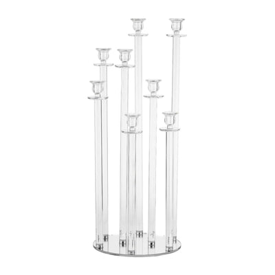 Crystal candlestick, 8 lights, tall - height 77 cm