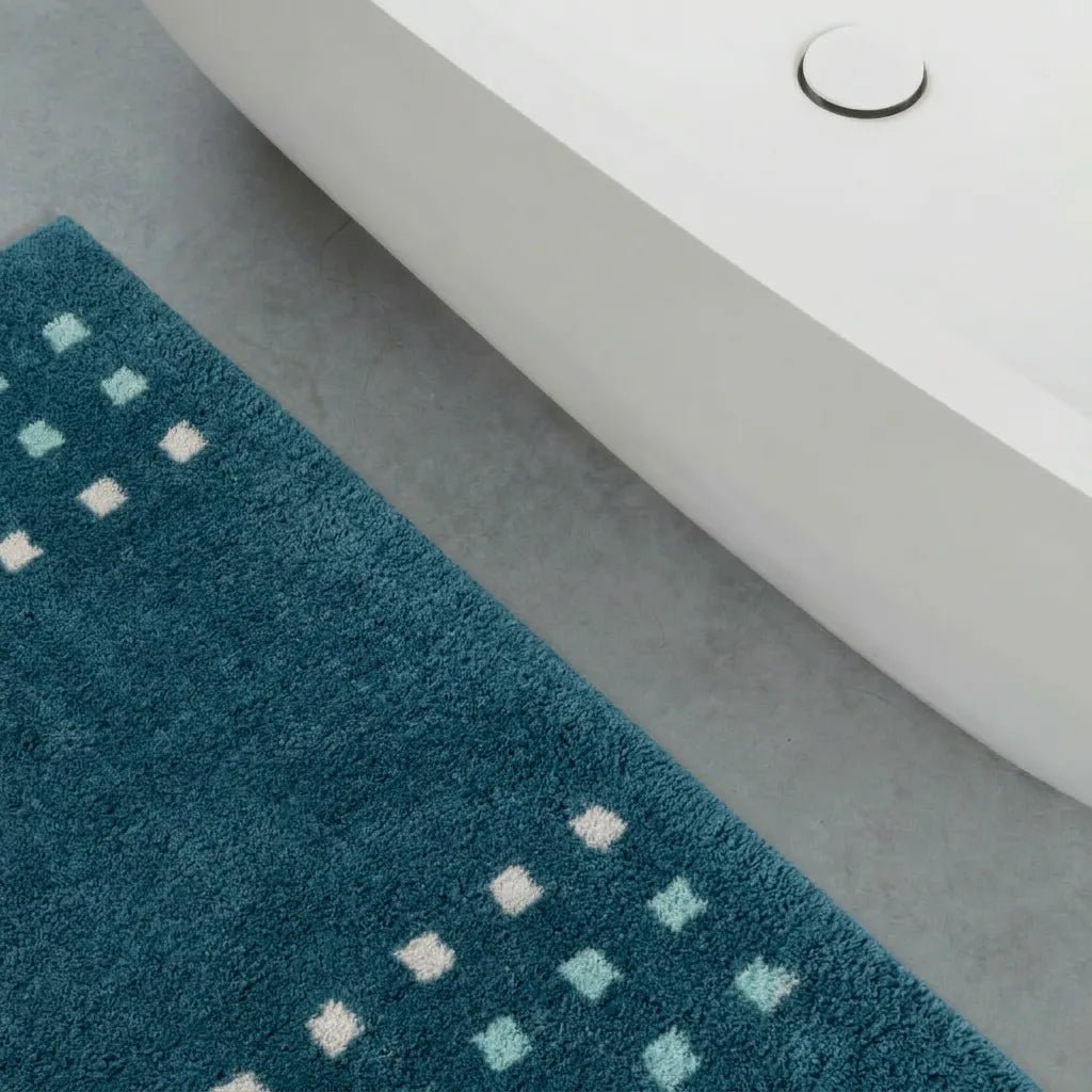 Acrylic bath mat 60×100 cm - ocean, deep pile