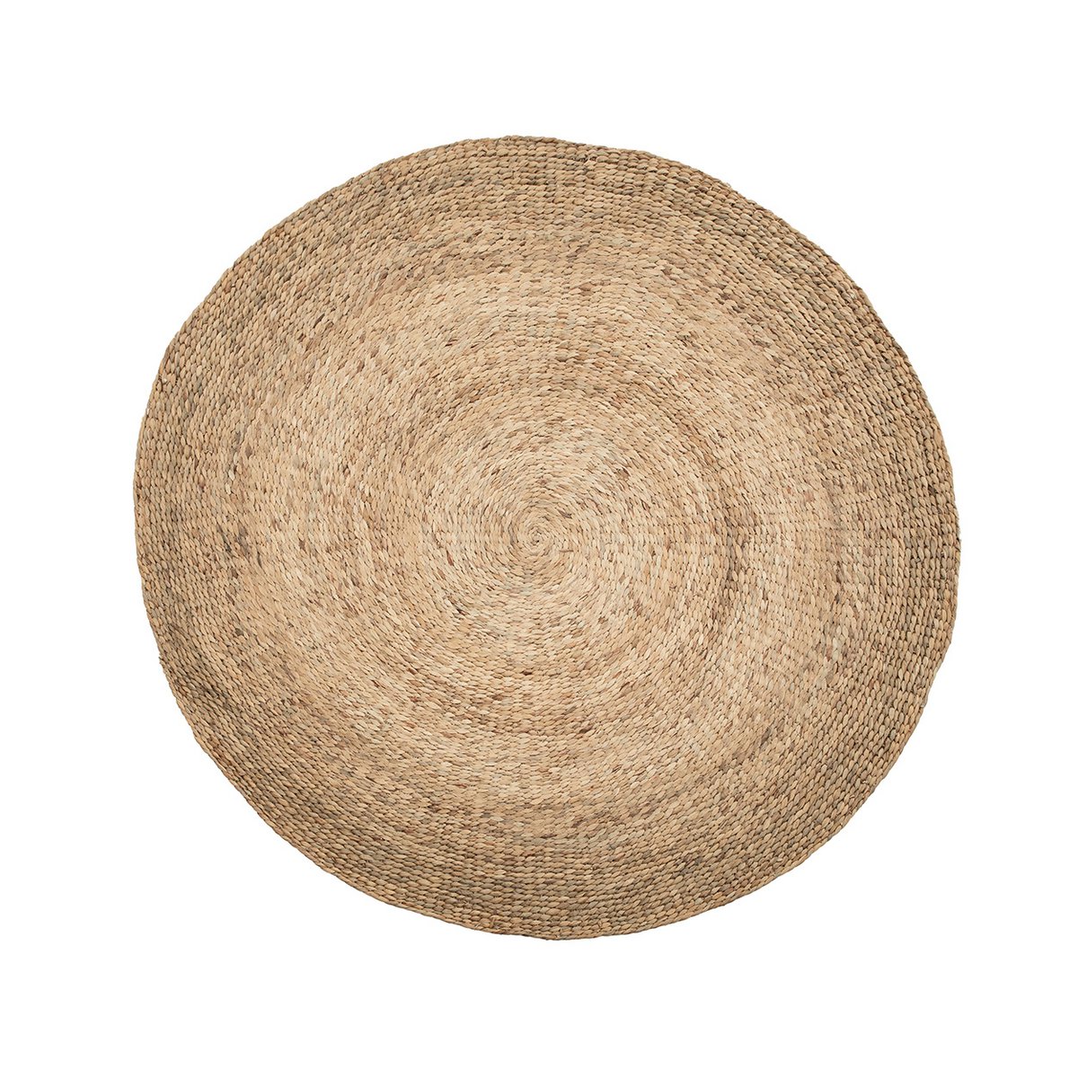 Round water hyacinth rug ø 200 cm - natural, woven in Vietnam