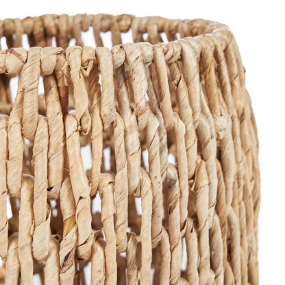 Palm leaf storage basket 45 × 43 cm - natural, cylinder