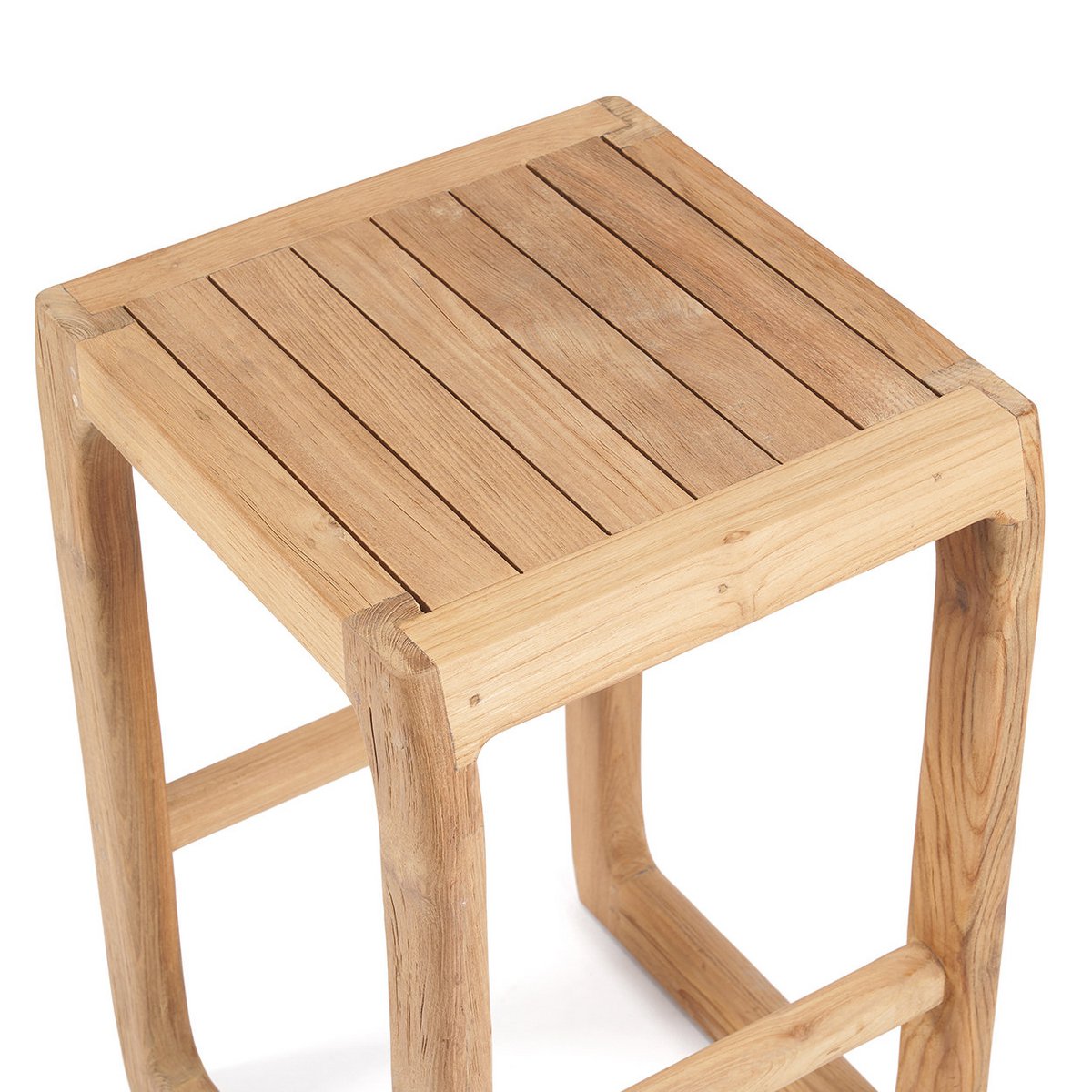 Teak bar stool, 70 cm - outdoor seating