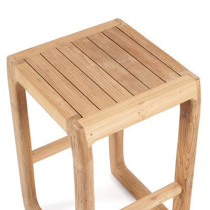 Teak bar stool, 70 cm - outdoor seating
