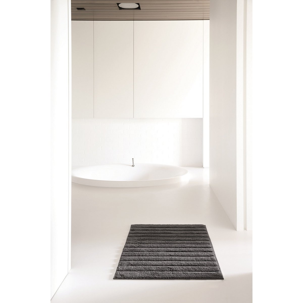 California Bath Mat 60×100cm - Cotton Grey