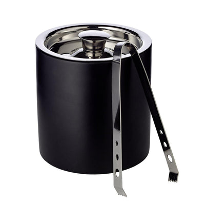 Stainless steel ice bucket Pearl, 16 cm - with lid and pliers