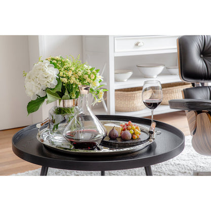Krystalkaraffel Frederick med platinrand – 2,1 L