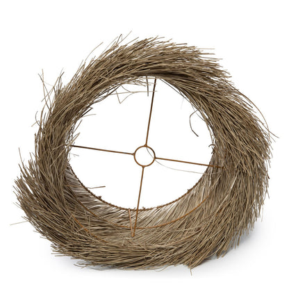 Græsbordlampeskærm 42×32 cm – natur
