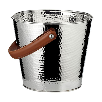 Champagnekøler Gavin i rustfrit stål, hamret, 26 cm
