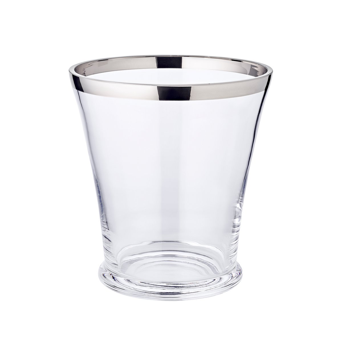 Reuben silver-plated bottle cooler, 22 cm tall