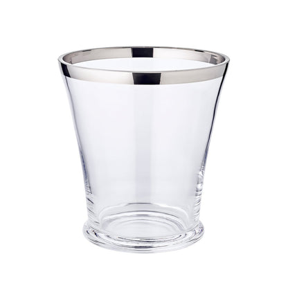 Reuben silver-plated bottle cooler, 22 cm tall