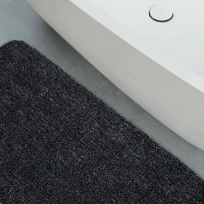 Badekåbemåtte i akryl, mørkegråmeleret 60×100 cm