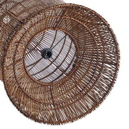 Woven Bell pendant - Dark walnut - XL