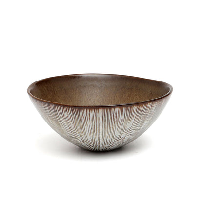 Portuguese stoneware cereal bowl 16 cm - multi-colour