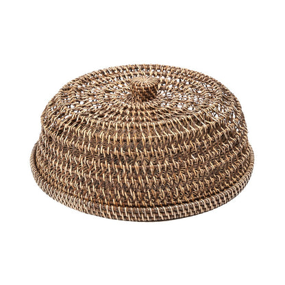 Spisekuppel i rattan, stor - håndflettet