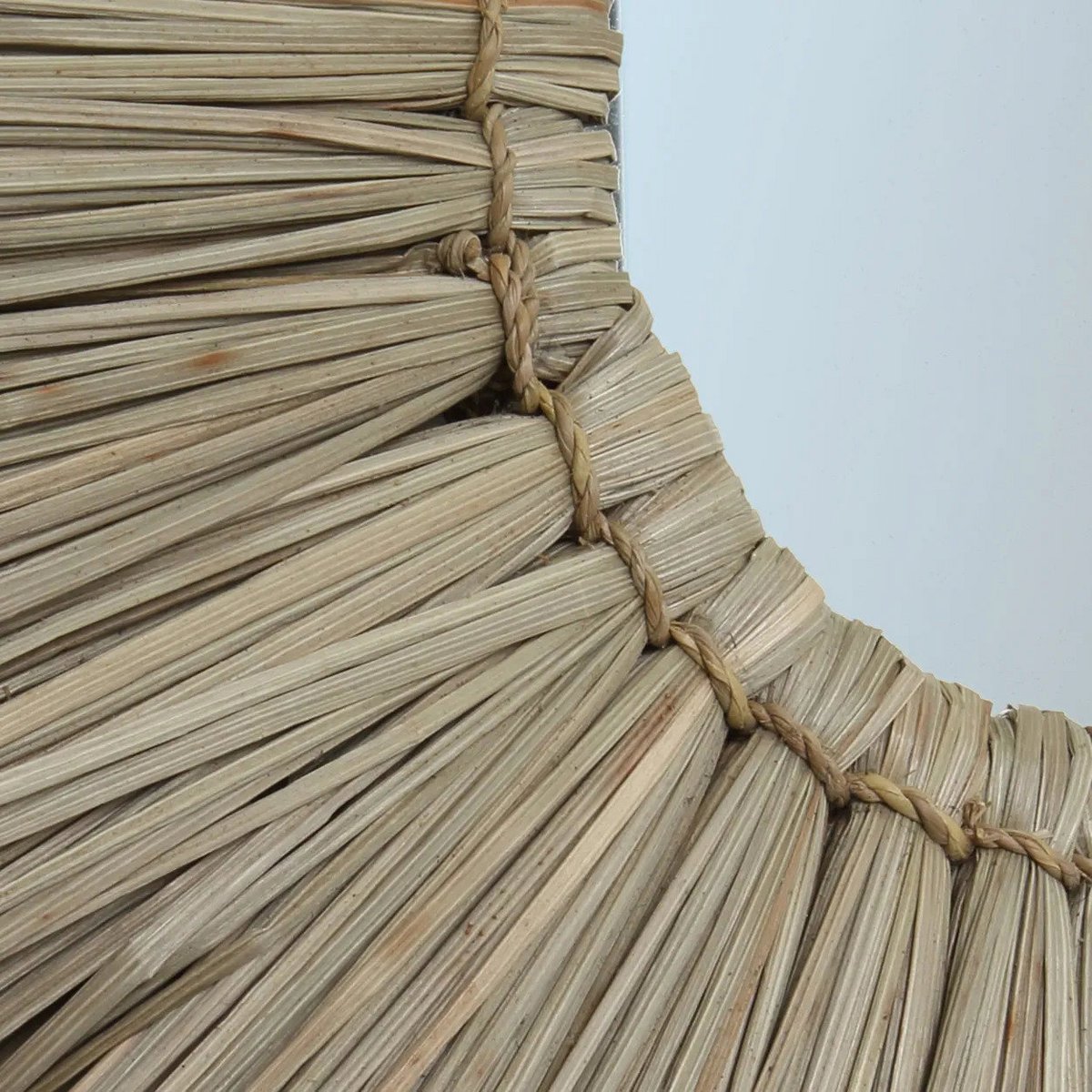 Grasspiegel, rund, 45 cm – Coastal Texture