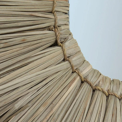 Grasspiegel, rund, 45 cm – Coastal Texture